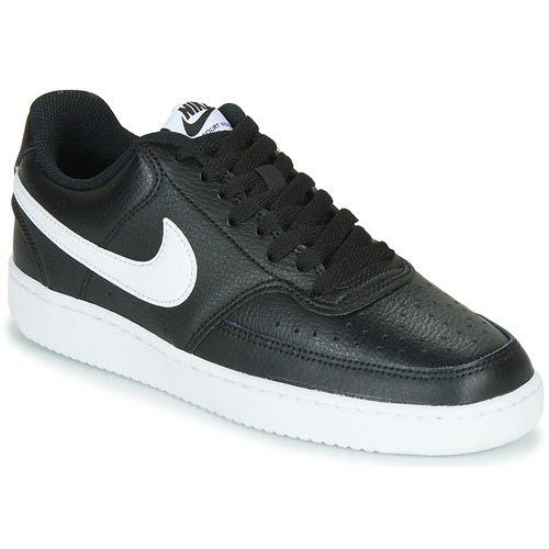 Sapatos Mulher Sapatilhas Nike COURT VISION LOW Preto / Branco