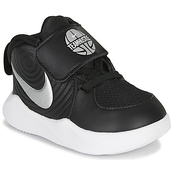 Sapatos Rapaz Sapatilhas de basquetebol Nike TEAM HUSTLE D 9 TD Preto / Prata