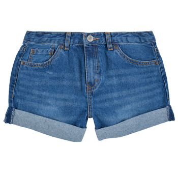 Textil Rapariga Shorts / Bermudas Levi's GIRLFRIEND SHORTY SHORT Azul