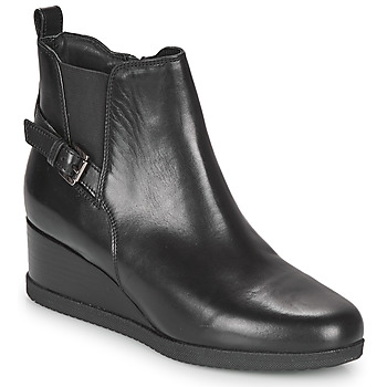 Sapatos Mulher Botins Geox ANYLLA WEDGE Preto