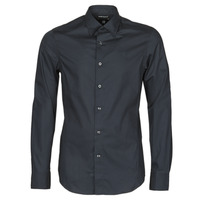 Textil Homem Camisas mangas comprida G-Star Raw DRESSED SUPER SLIM SHIRT LS Preto