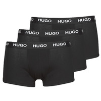 Roupa de interior Homem Boxer HUGO TRUNK TRIPLET PACK Preto