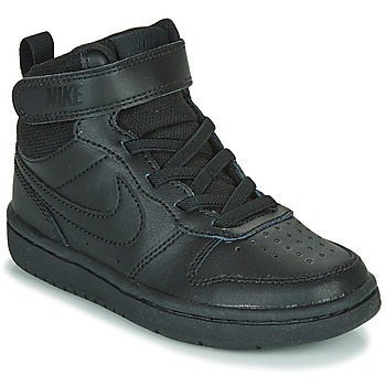 Sapatos Criança Sapatilhas de cano-alto Nike COURT BOROUGH MID 2 PS Preto