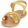 Sapatos Rapariga Sandálias Geox J SANDAL EOLIE GIRL Amarelo / Ouro