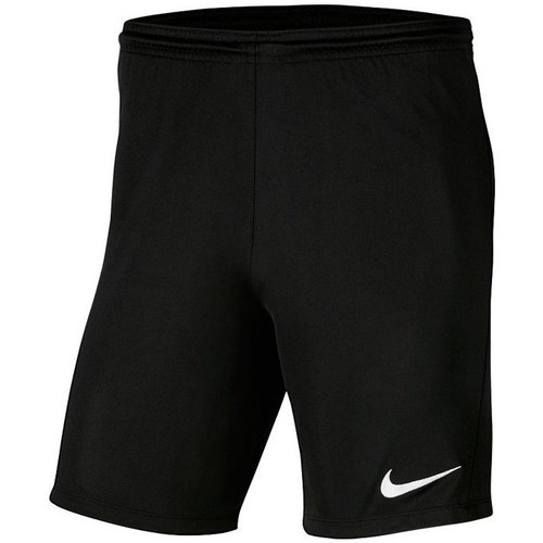 Textil Homem Calças curtas Nike Dry Park Iii Preto