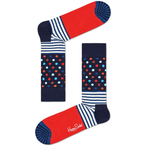 Roupa de interior Meias Happy socks Stripes and dots sock Multicolor