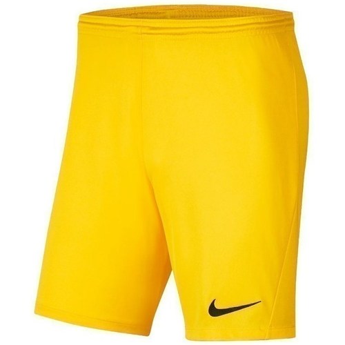 Textil Homem Calças curtas Nike Dry Park Iii Amarelo