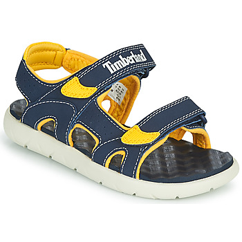 Sapatos Criança Sandálias Timberland PERKINS ROW 2-STRAP Azul / Amarelo