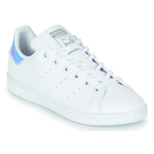 Sapatos Criança Sapatilhas adidas Originals STAN SMITH J Branco / Iridescente