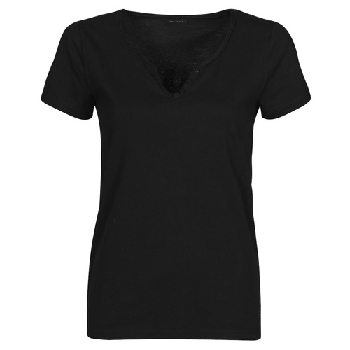 Textil Mulher T-Shirt mangas curtas Ikks BS10125-02 Preto