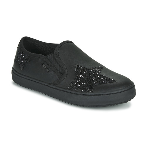 Sapatos Rapariga Slip on Geox J KALISPERA FILLE Preto