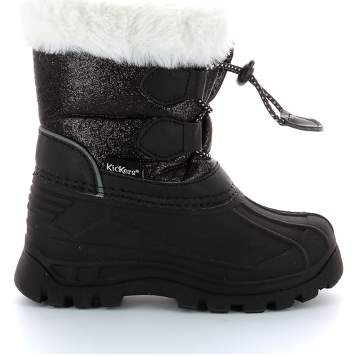 Sapatos Rapariga Botas Kickers Sealsnow Preto