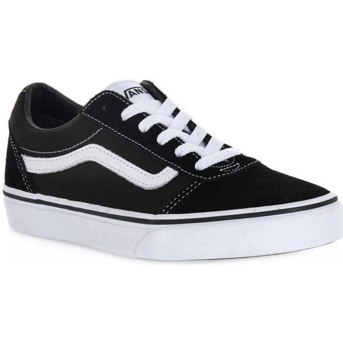 Sapatos Mulher Sapatilhas Vans IJU Y WARD BLACK WHITE Preto