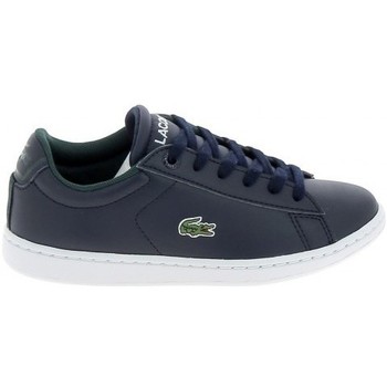 Sapatos Rapaz Sapatilhas Lacoste Carnaby C Marine Blanc Azul