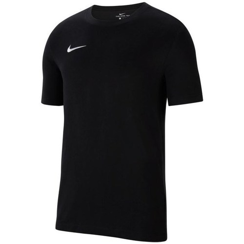 Textil Homem T-Shirt mangas curtas Nike Drifit Park 20 Preto