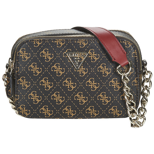 Malas Mulher Bolsa tiracolo Guess NOELLE CROSSBODY CAMERA Castanho