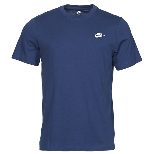 Textil Homem T-Shirt mangas curtas Nike NIKE SPORTSWEAR CLUB Azul / Branco