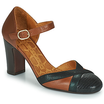 Sapatos Mulher Escarpim Chie Mihara WABE Camel / Preto