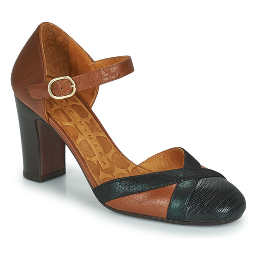 Sapatos Mulher Escarpim Chie Mihara WABE Camel / Preto