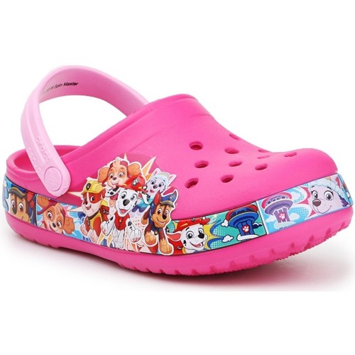 Sapatos Rapariga Sandálias Crocs FL Paw Patrol Band Clog 205509-670 Rosa