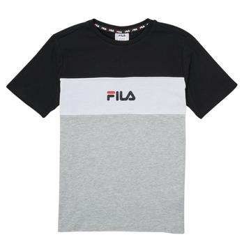 Textil Rapariga T-Shirt mangas curtas Fila TEKANI Preto / Cinza