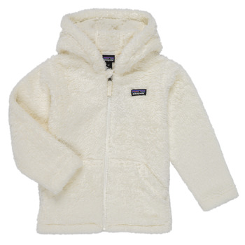 Textil Criança Jaquetas Patagonia FURRY FRIENDS HOODY Branco