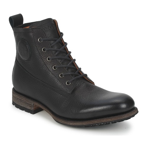 Sapatos Homem Botas baixas Blackstone MID LACE UP BOOT Preto