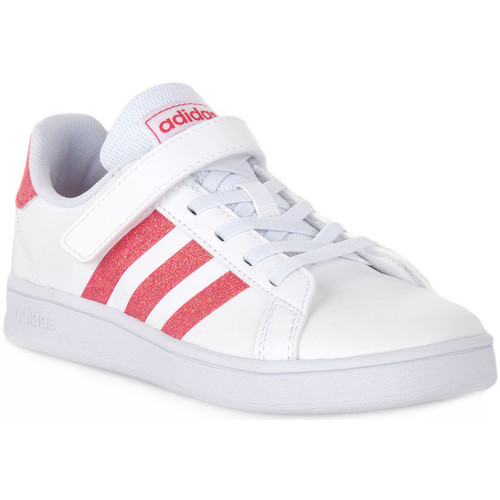 Sapatos Rapaz Sapatilhas adidas Originals GRAND COURT C Branco