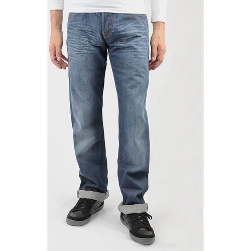 Textil Homem Calças Jeans Lee Flint L702RNSM Azul