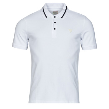 Textil Homem Polos mangas curta Guess LYLE SS POLO Branco