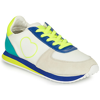 Sapatos Mulher Sapatilhas Love Moschino JA15522G0E Azul / Branco / Verde