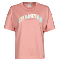 Textil Mulher T-Shirt mangas curtas Champion 115190 Rosa