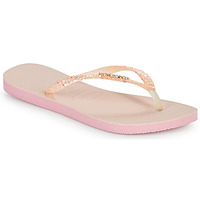 Sapatos Mulher Chinelos Havaianas SLIM GLITTER FLOURISH Rosa