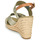 Sapatos Mulher Sandálias Tommy Hilfiger Tommy Webbing High Wedge Sandal Cáqui