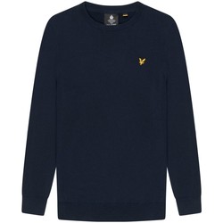 Textil Homem camisolas Lyle & Scott KN821V CREW NECK-Z27 DARK NAVY Azul