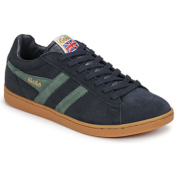 Sapatos Homem Sapatilhas Gola Equipe Suede Marinho