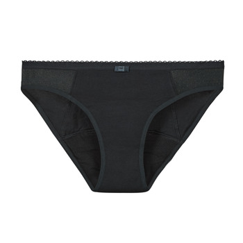 Roupa de interior Mulher Cuecas DIM DIM PROTECT CULOTTE MENSTRUELLE Preto