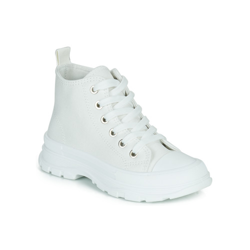 Sapatos Rapariga Sapatilhas de cano-alto Citrouille et Compagnie MODETTE Branco