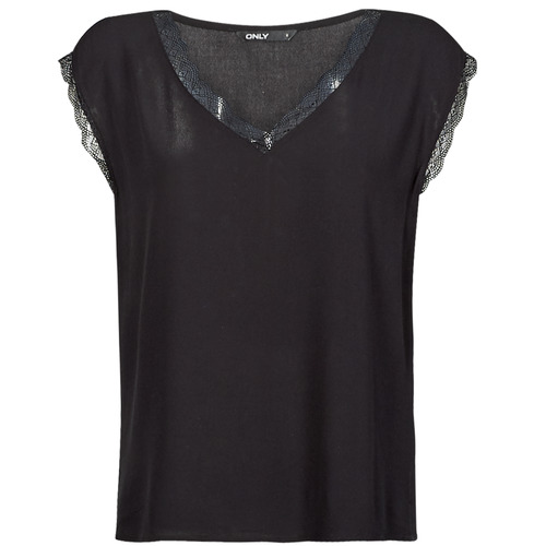 Textil Mulher T-Shirt mangas curtas Only ONLJASMINA Preto