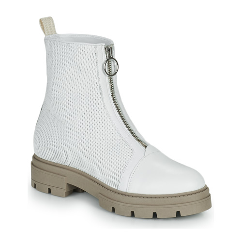 Sapatos Mulher Botas baixas Mjus BEATRIX ZIP Branco