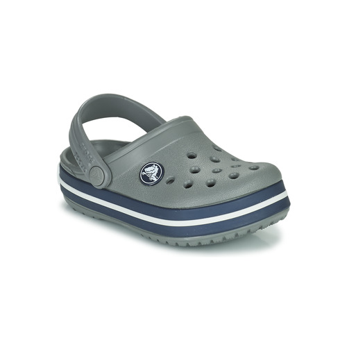 Sapatos Criança Tamancos Crocs CROCBAND CLOG T Cinza / Marinho