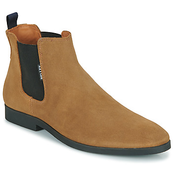 Sapatos Homem Botas baixas Pellet BILL Veludo / Conhaque