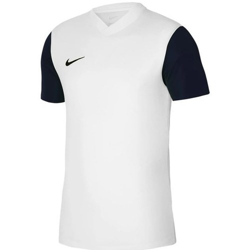 Textil Homem T-Shirt mangas curtas Nike Drifit Tiempo Premier 2 Branco, Preto