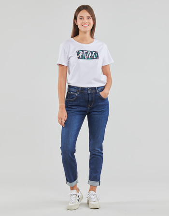 Textil Mulher Calças Jeans Pepe jeans VIOLET Azul