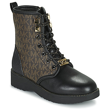 Sapatos Rapariga Botas baixas MICHAEL Michael Kors HASKELL Preto / Castanho