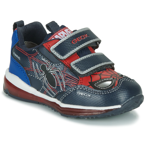 Sapatos Rapaz Sapatilhas Geox B TODO BOY A Azul / Vermelho