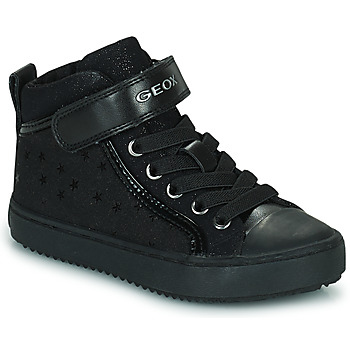 Sapatos Rapariga Sapatilhas de cano-alto Geox J KALISPERA GIRL I Preto