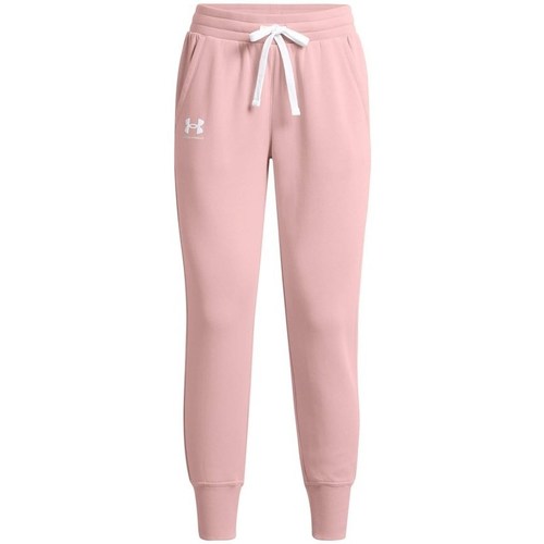 Textil Mulher Calças Under Armour Rival Rosa