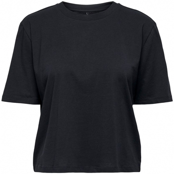 Textil Mulher Tops / Blusas Only Top Mia - Black Preto