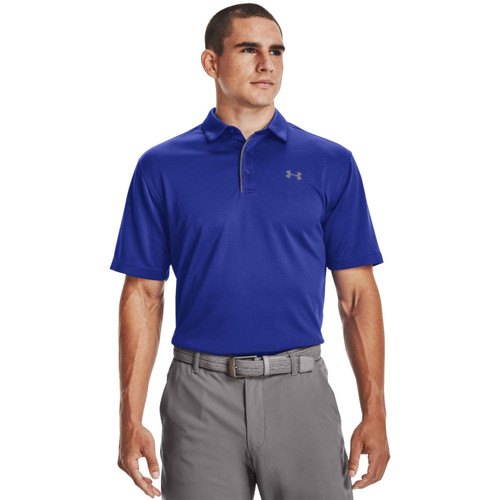 Textil Homem Polos mangas curta Under Armour Tech Polo Azul